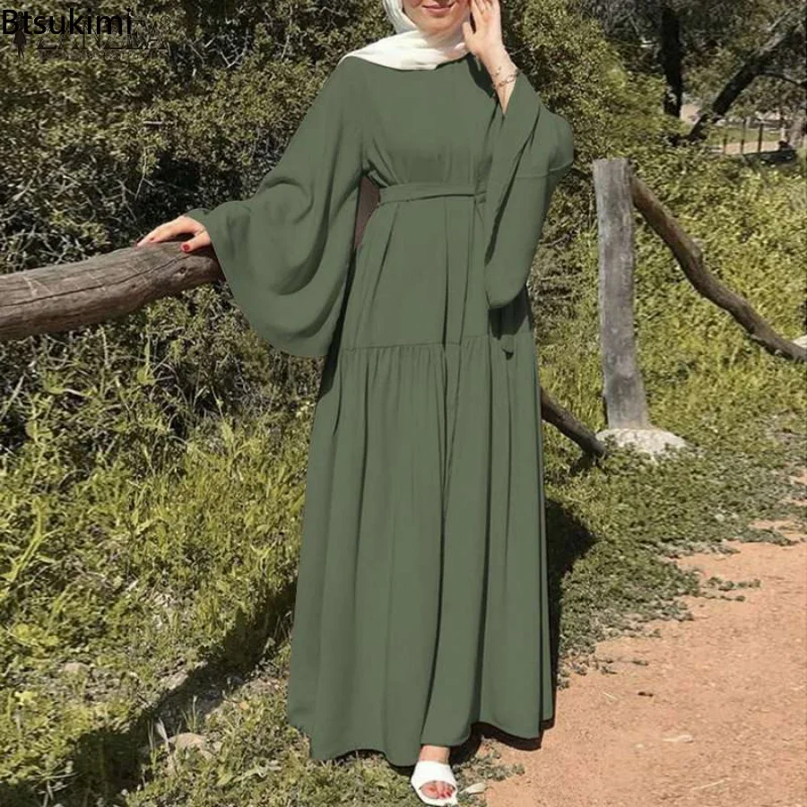 Robe musulmane pour femmes, tiens imar, Hijab, Abaya, Manches évasées, Vêtements islamiques, Abayas pour femmes, Dubaï, Kaftan, Turc, Modestie, Jilbab
