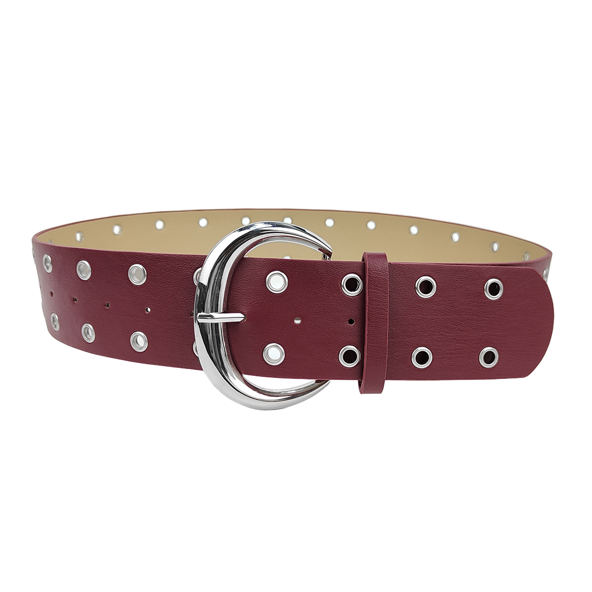 Ankora – ceinture large pour femmes, accessoire de robe décorative rouge, design accrocheur, mode de rue