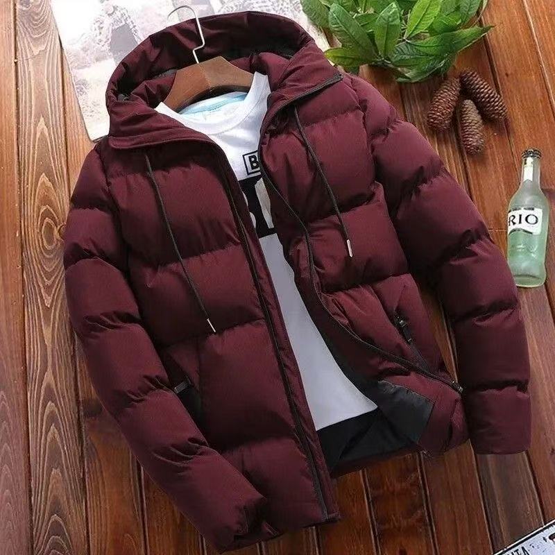 Nouveau manteau d'hiver en coton pour hommes, manteau en coton chaud épaissi, veste en coton à la mode, manteau pour hommes