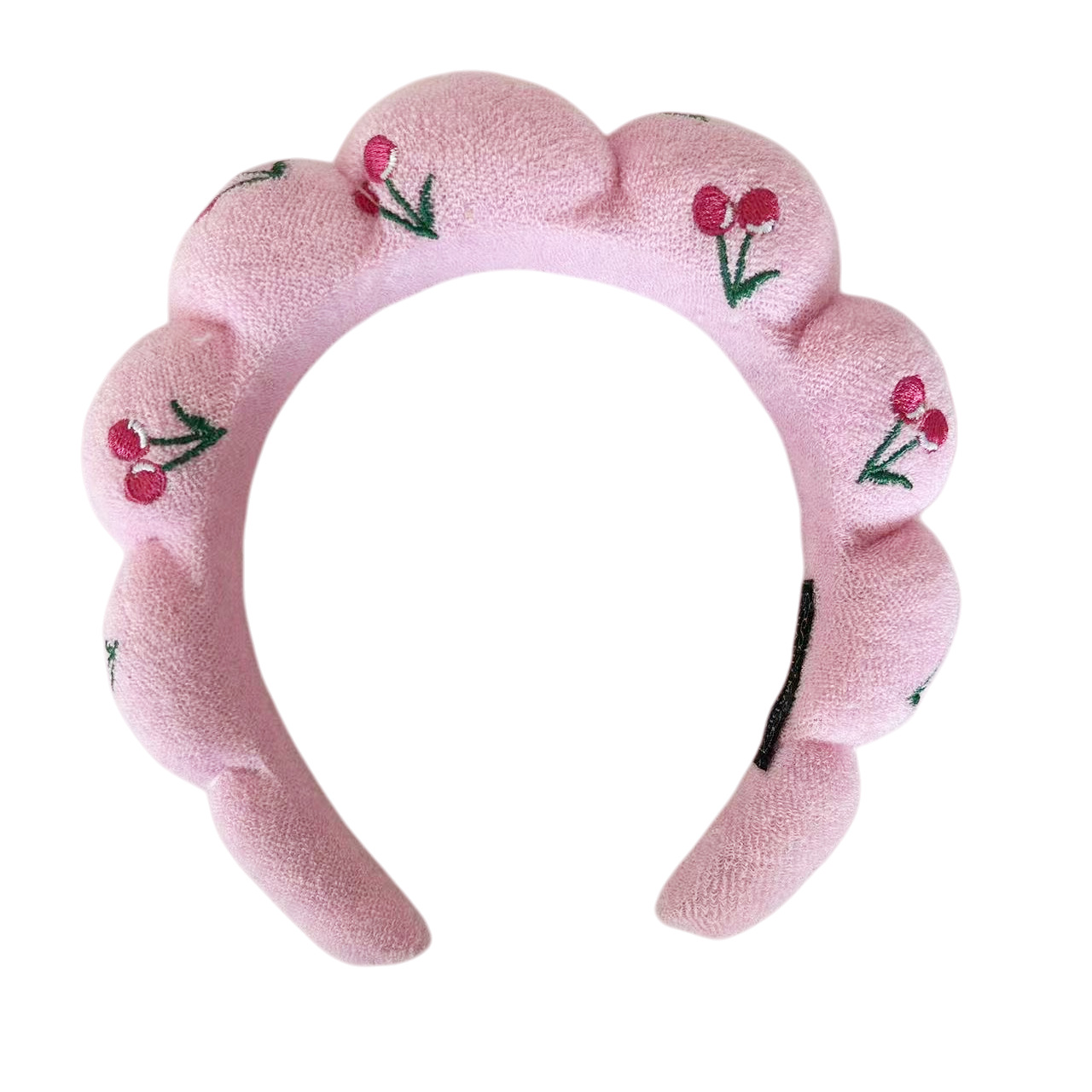 Bandeau en éponge en forme de nuage pour femmes, lavage du visage, fait à la main, serviette brodée en tissu, bandeau à bandoulière, couvre-chef de Style doux