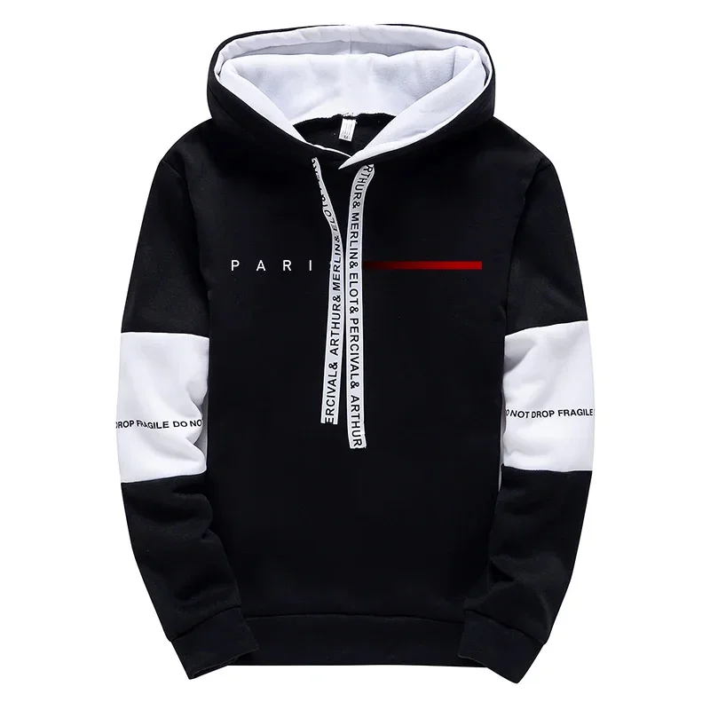 Sweat-shirt à capuche pour hommes, pantalon de survêtement, mode Paris, Streetwear, toutes saisons, quotidien, sport décontracté, pull, pantalon de Jogging
