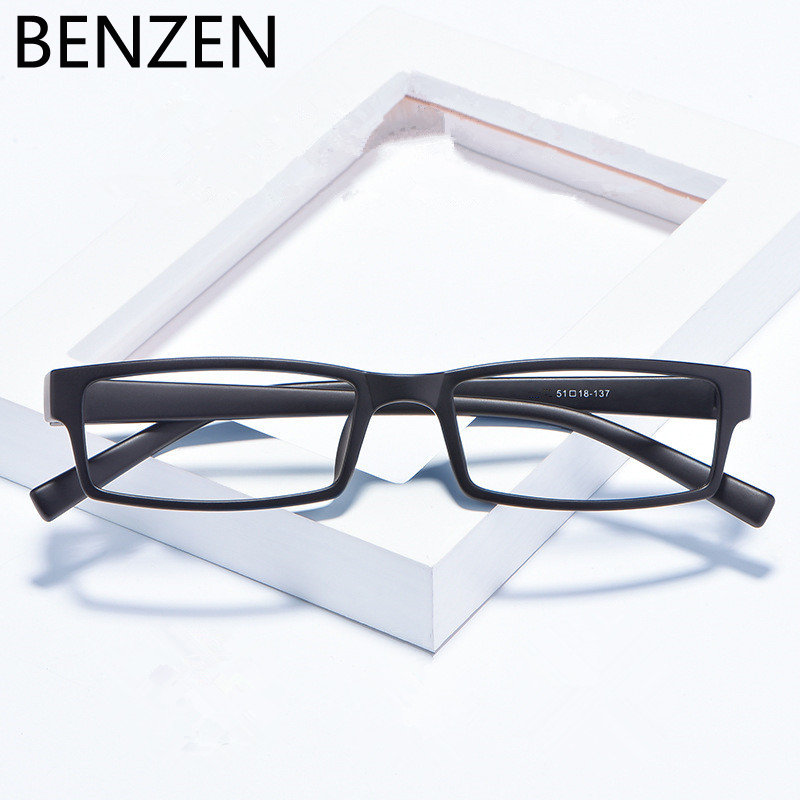 BENZEN petit rectangle lunettes cadre hommes Vintage TR lunettes cadre lunettes pour femme