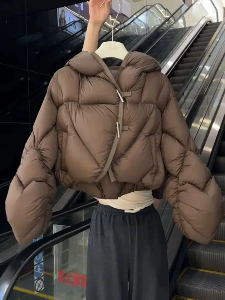 Vêtements pour femmes hiver pull sweat à capuche chaud mode vêtements de travail amples épaissir coton veste Parkas vêtements d'hiver femmes