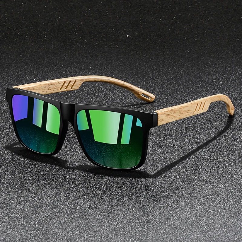 Lunettes de soleil carrées vintage tendance pour hommes et femmes, idéales pour la pêche et la conduite, de marque de luxe, protection UV400