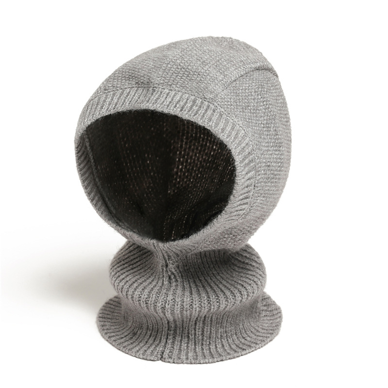 Chapeau de cagoule pour femme, bonnet Skullies pour femme, écharpe chaude, pull extérieur, bonnet Snood, masque à col, hiver