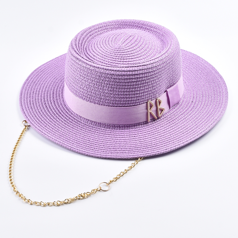 Chapeaux de paille pour femmes, décoration en ruban, chapeaux élégants pour femmes, chapeaux de fête, chapeaux de plage, chapeau de soleil, chapeau femme