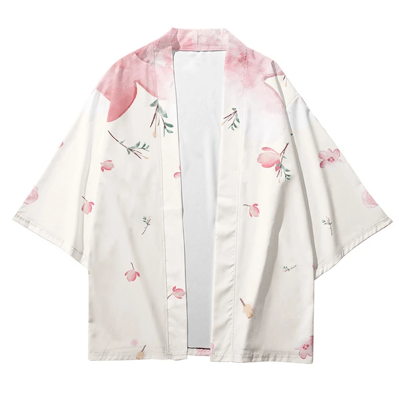 Cardigan Streetwear japonais pour femmes et hommes, Harajuku Haori, Kimono Cosplay, chemises de plage, Yukata Tao, Kimono pour hommes