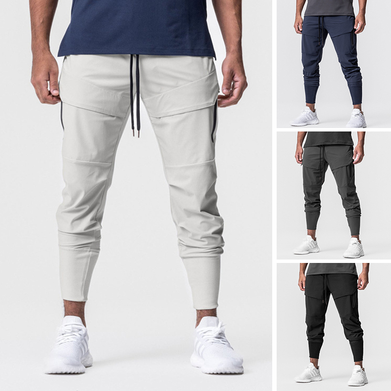 Pantalon Cargo de dehors pour Homme, Jogging Décontracté avec Poches FjMale, Hip Pop, Survêtement d'Entraînement, Vêtements de Course
