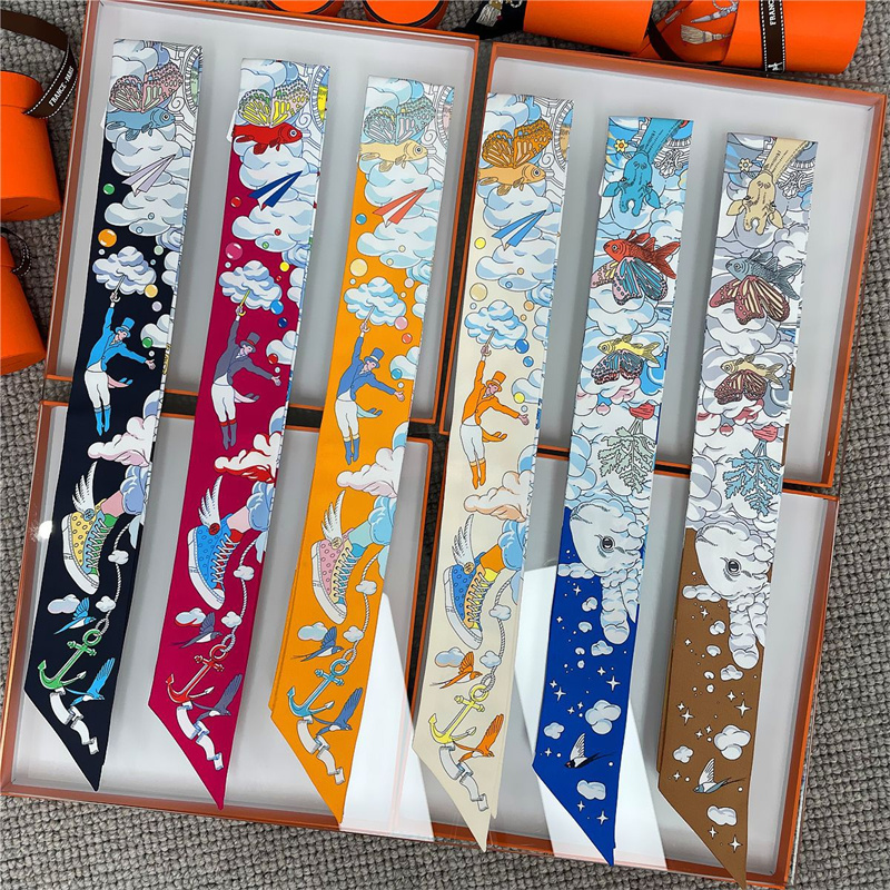 Marque Design sergé 100% Foulard en soie de mûrier pour les femmes de luxe mode écharpe dame Foulard sac maigre foulards offre spéciale Foulard