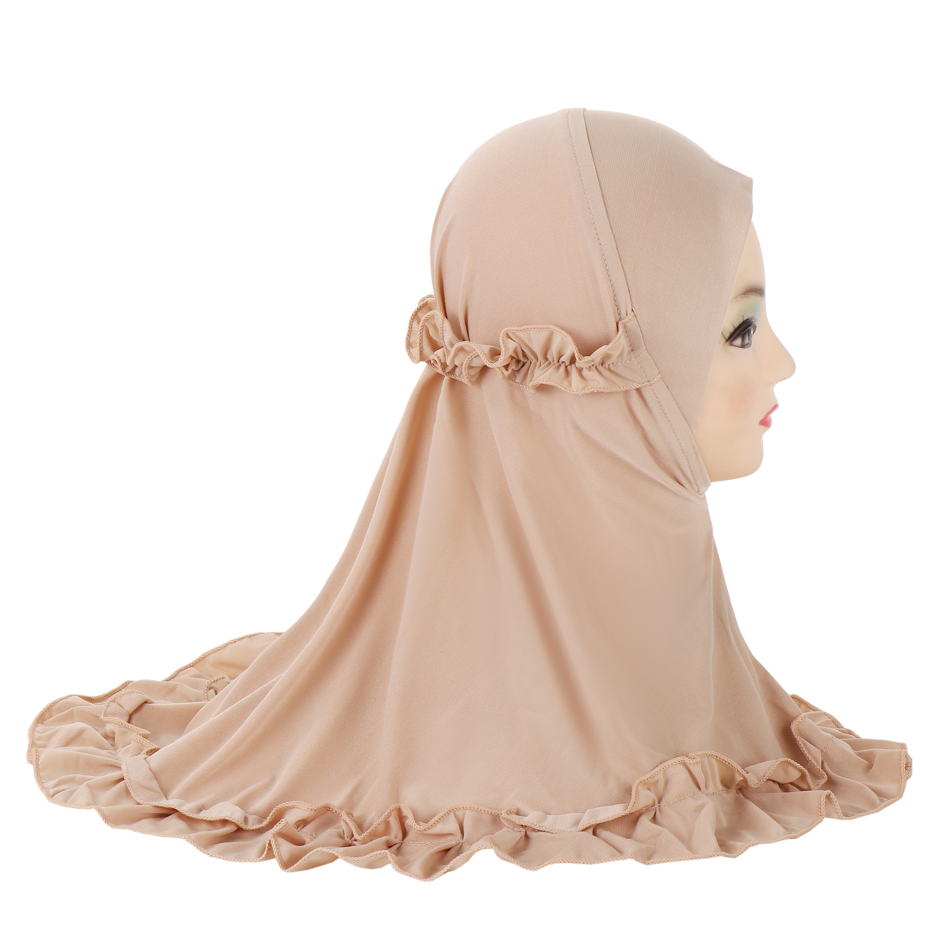 Enfants Hijabs filles musulmanes instantané Hijab islamique coton Modal écharpe doux extensible châle bandeau malais foulard pour enfants