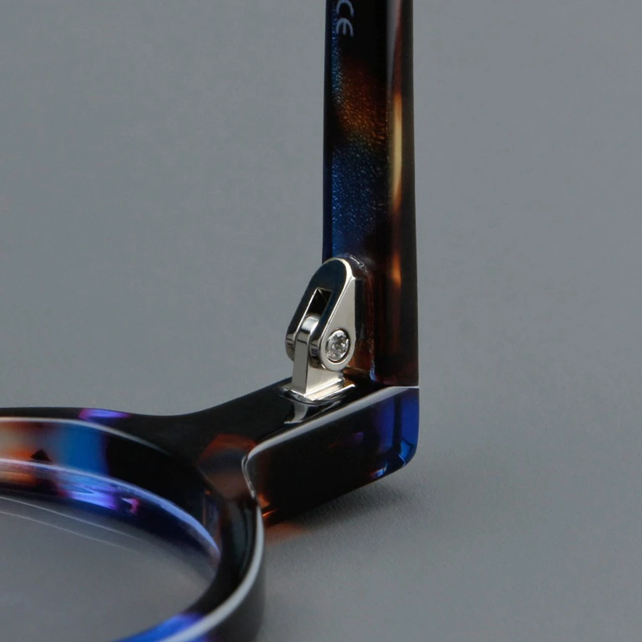 Lunettes de style anti-lumière bleue pour hommes et femmes, monture de lunettes vintage, lentille transparente, marque de créateur, acétate féminin