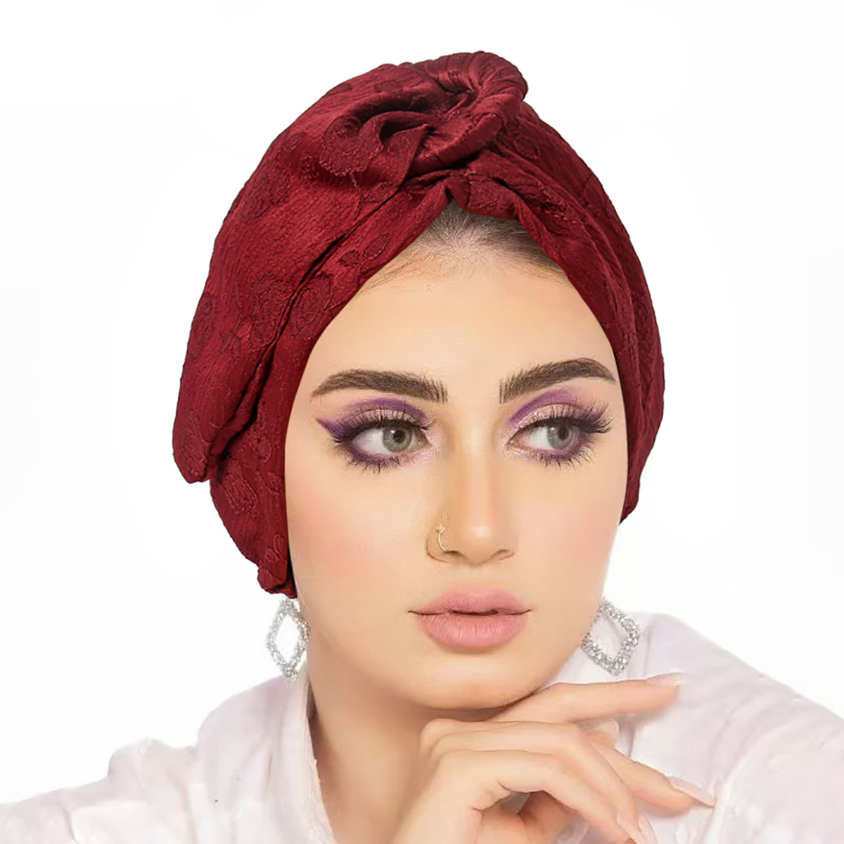 Turban uni pour femme, chapeau indien, hijab musulman, bonnet, foulard pour perte de cheveux, bonnet chimio, couvre-chef, bandanas, turbante mujer