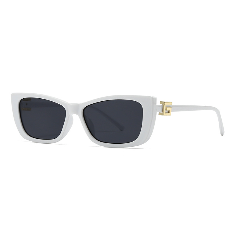 Lunettes de soleil yeux de chat de luxe pour femmes hommes marque de mode concepteur rétro dégradé nuances tendance Rivets lunettes de soleil UV400 LH196