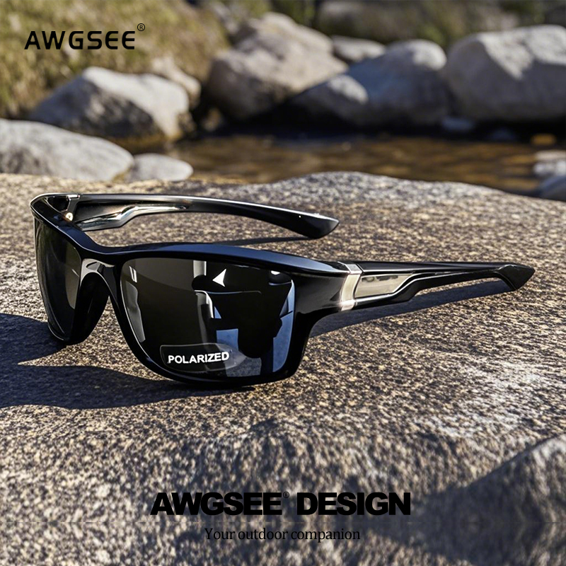 Lunettes de soleil de sport polarisées pour hommes – Lentille TAC durable avec options photochromiques et de couleurs pour la randonnée, la pêche, les voyages et l'usage quotidien