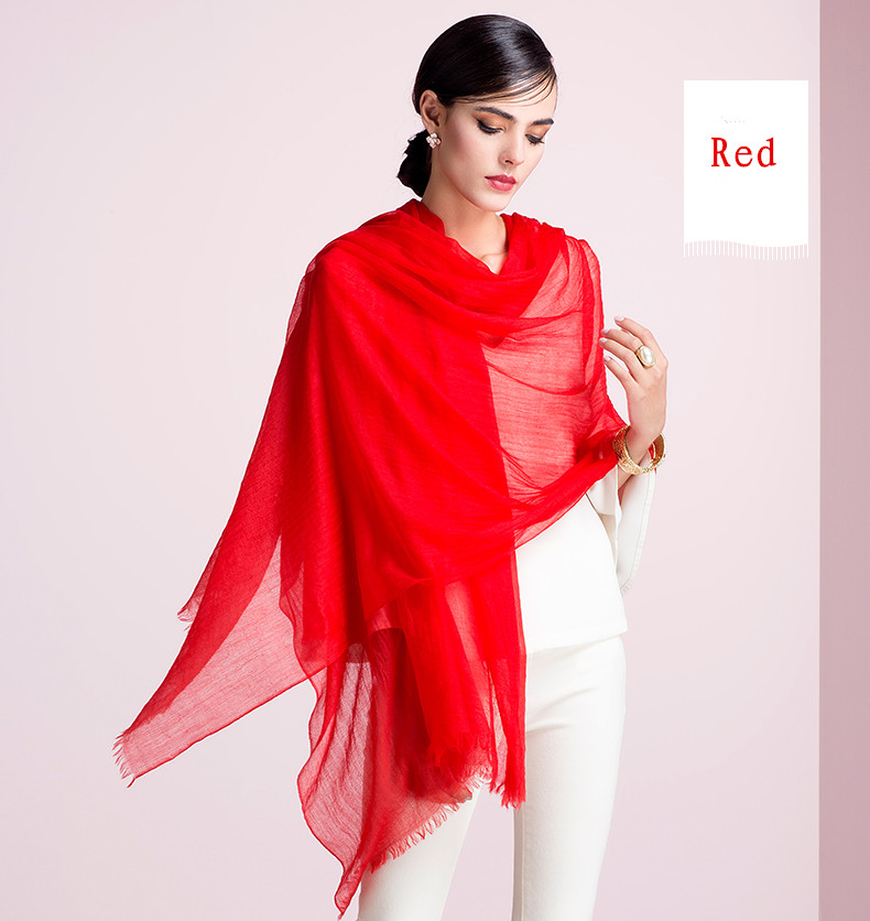 Naizaiga 100 % cachemire 300s, pashmina fin de luxe, uni, été, automne, hiver, magnifique châle grande taille, YR11