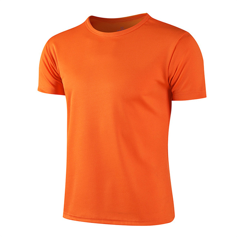 T-shirt d'été pour hommes, t-shirts blancs décontractés, haut à manches courtes, respirant, à séchage rapide, maillot de sport, vêtements masculins