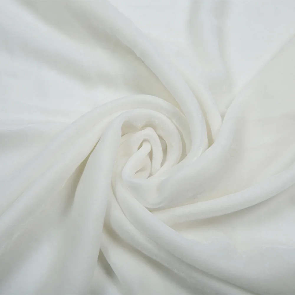 Tissu de velours véritable de luxe, robe de banquet en velours de mûrier, vêtements de haute qualité, drapé doux au mètre, 1 m, 3 m, 5m