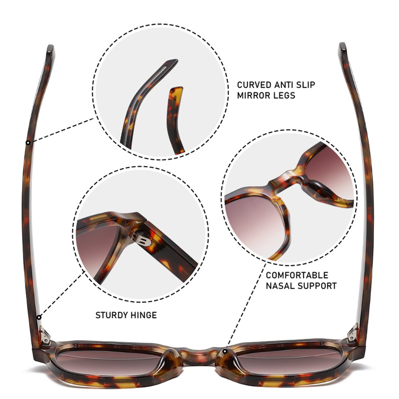 Lunettes de soleil carrées tendance 3657 pour hommes et femmes, lunettes de soleil rétro chic de qualité supérieure, lunettes de soleil vintage classiques personnalisées 605498