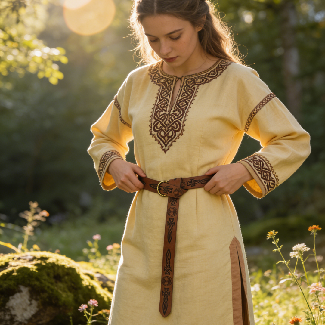 Ceinture en cuir médiévale Steampunk, accessoire de costume pour femme et homme, style Viking Chevalier Antique, pour LARP et Cosplay