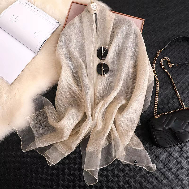 Injwool-Écharpe de Marque pour Femme, Foulard Solide, Pashmina, Châles et Round Big Size, Serviette de Plage, Bandana, Hijab Musulman