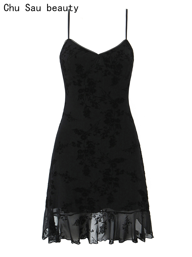 Robe de soirée élégante et sexy pour femme, nouvelle collection, style chic, à fleurs, en maille, dos nu, col en V, coupe ajustée