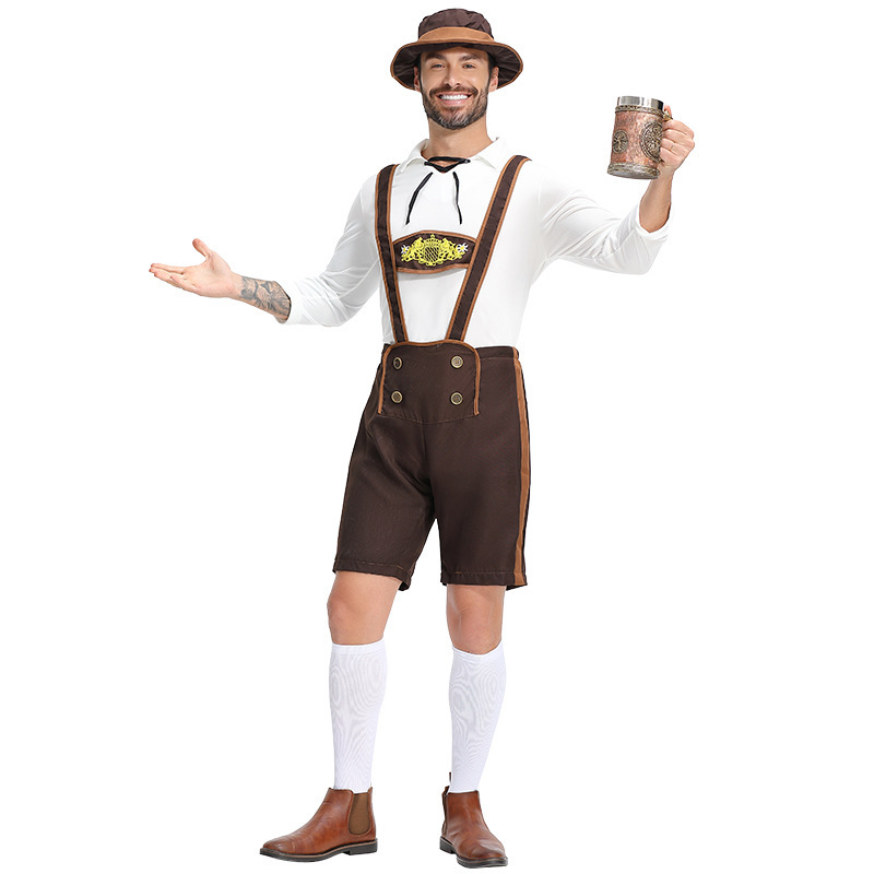 Vêtements pour le Festival de la Bière Allemande, Tenues de Carnaval pour Hommes Adultes, Vêtements d'Exportation