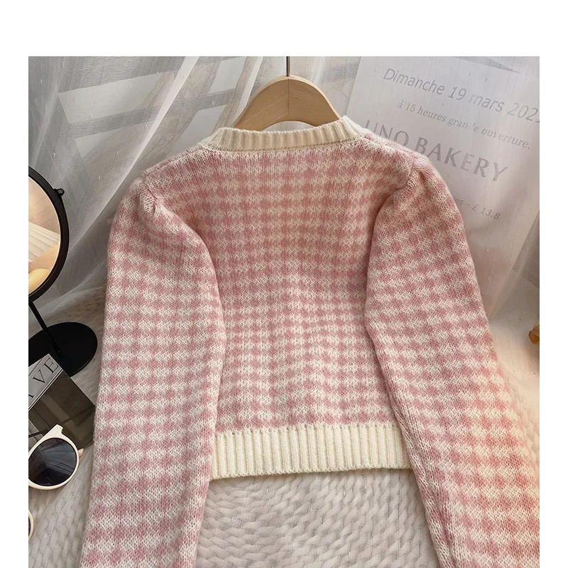 Cardigans en tricot à manches longues pour femmes, mode coréenne, nouveau manteau d'extérieur