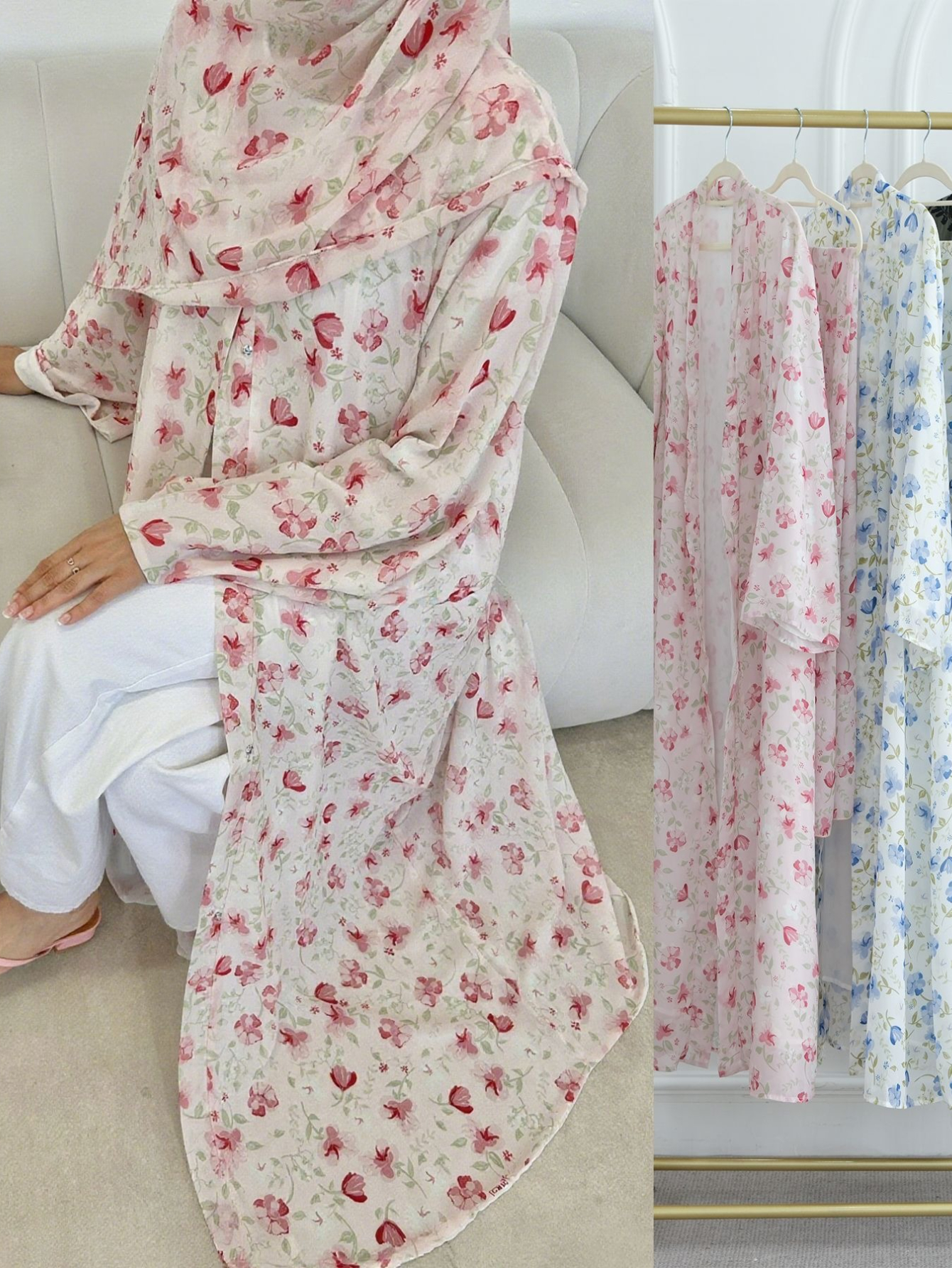 Eid femmes Abaya musulman Cardigan Robe écharpe Ramadan Jalabiya imprimer Caftan dubaï longue Robe maroc caftan robes Largos 2025