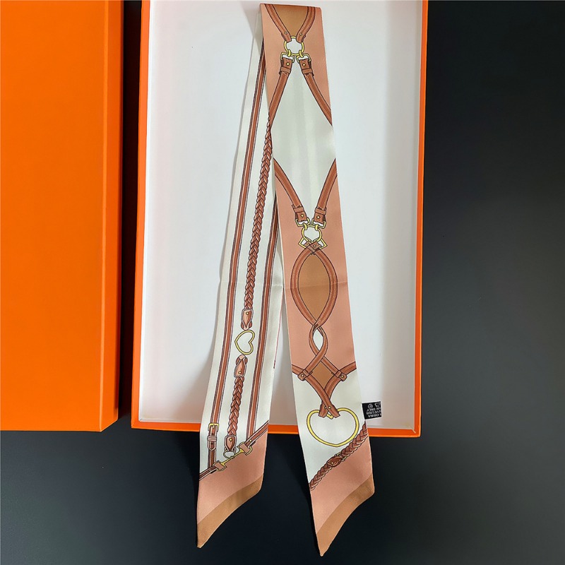 Ruban en twill de soie tendance, écharpe fine pour cheveux, rubans pour femmes, décoration, ruban en twill de soie pour emballer les sacs, cravates, écharpe en soie, petites écharpes