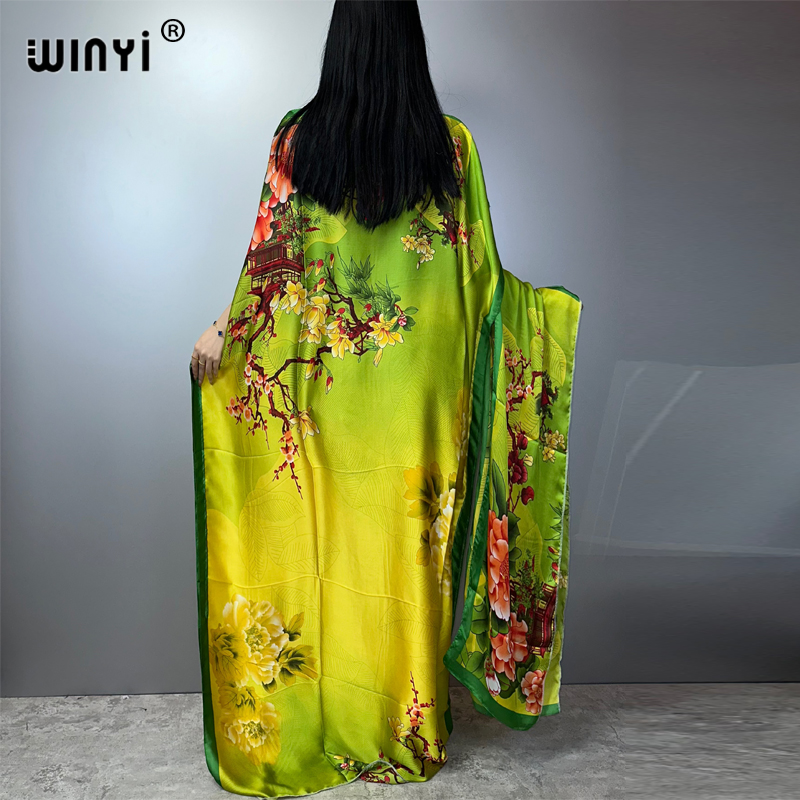 WINYI robe traditionnelle africaine musulmane pour femme abaya dubaï caftan de luxe robe de soirée élégante robe Maxi longueur couvertures de plage