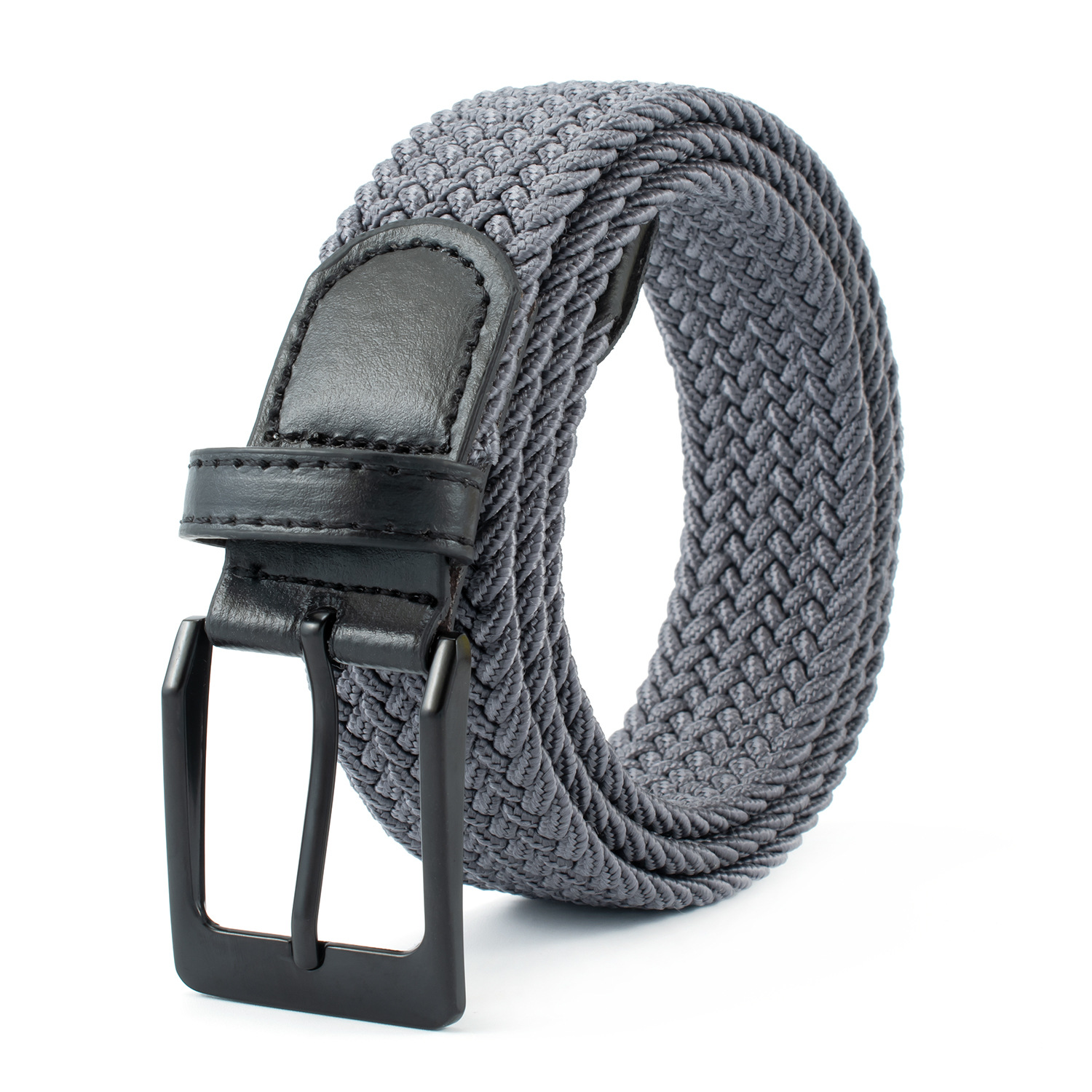 Ceinture de pantalon élastique respirante pour homme, ceinture décontractée en alliage, structure tissée