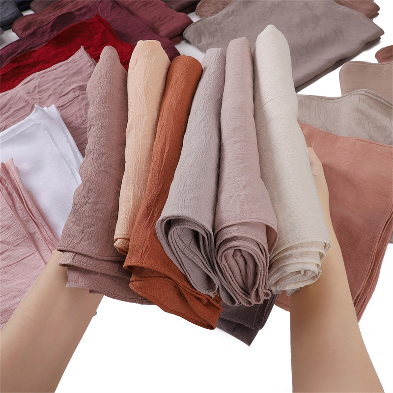 Ramadan plaine carré 90Cm Viscose Hijab écharpe femmes solide musulman foulard Wrap châles Musulman bandeau islamique Turban Sjaal