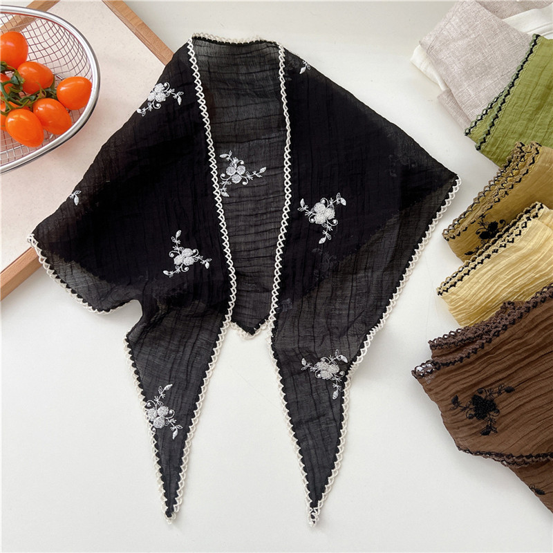 Foulards triangulaires en losange solide, foulard, couvre-chef, foulard, bandes de cheveux, accessoires, bandeau pour femmes