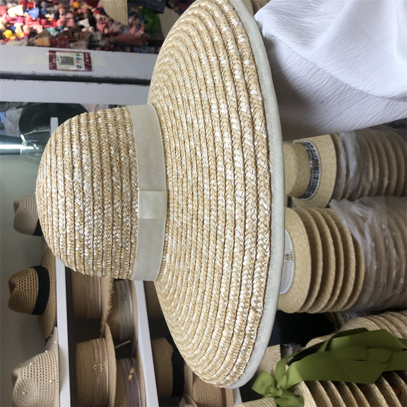 Chapeaux de plage pour hommes et femmes, visières de protection solaire pour l'extérieur, chapeaux de soleil, chapeau de paille Jazz