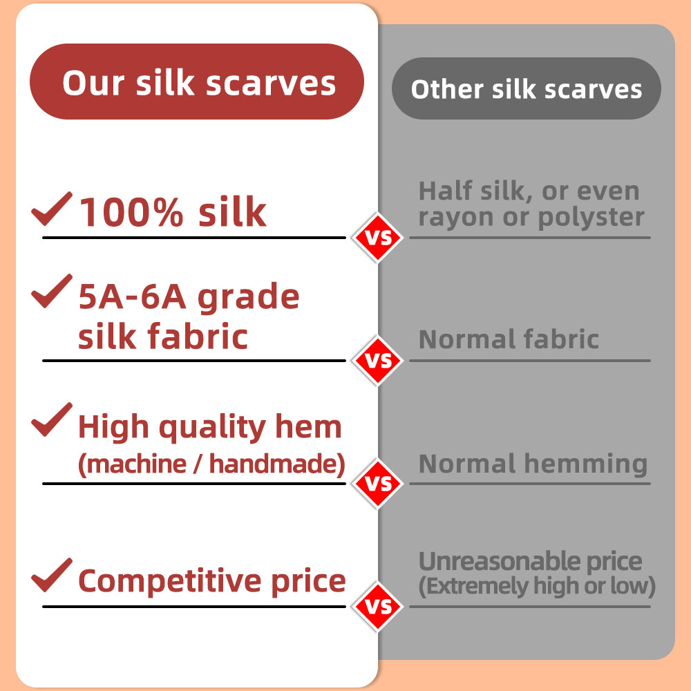 Foulard Bandana en soie Pure 100% pour femmes, foulard de voilier, mouchoir, bandeau carré en soie naturelle pour femmes