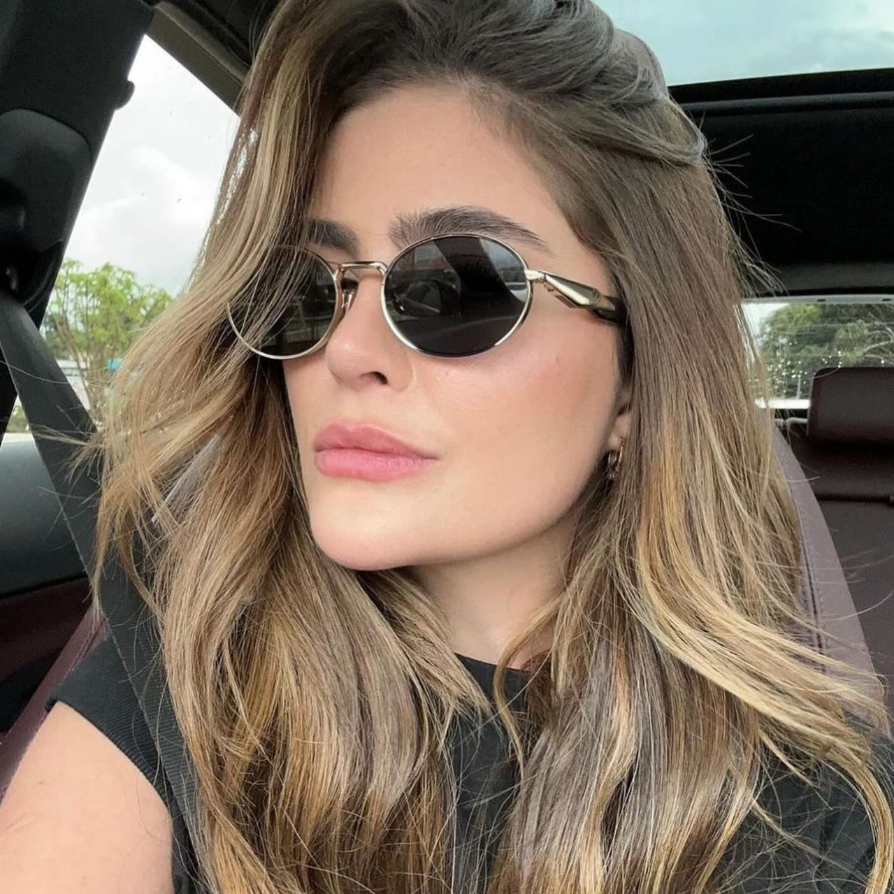 Lunettes de soleil ovales en métal elliptique pour femmes, lunettes de soleil de luxe pour dames, nuances de conduite, mode estivale