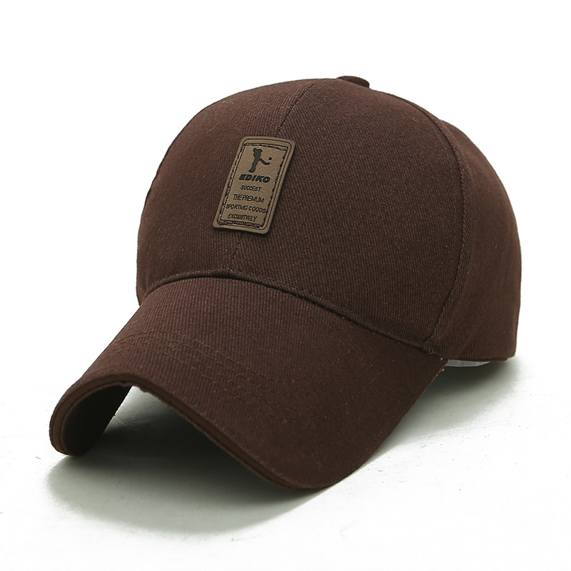QBHAT hommes coton casquettes de Baseball Simple mâle loisirs Golf chapeau hommes en plein air chapeau de soleil broderie casquette à visière Snapback réglable