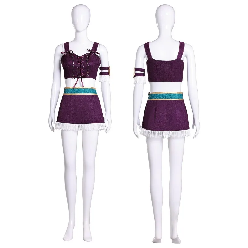Costume de Cosplay Anime Nico Robin, robe violette, uniforme, col en fourrure longue, cape blanche, tenue Punk pour femmes, costume d'halloween