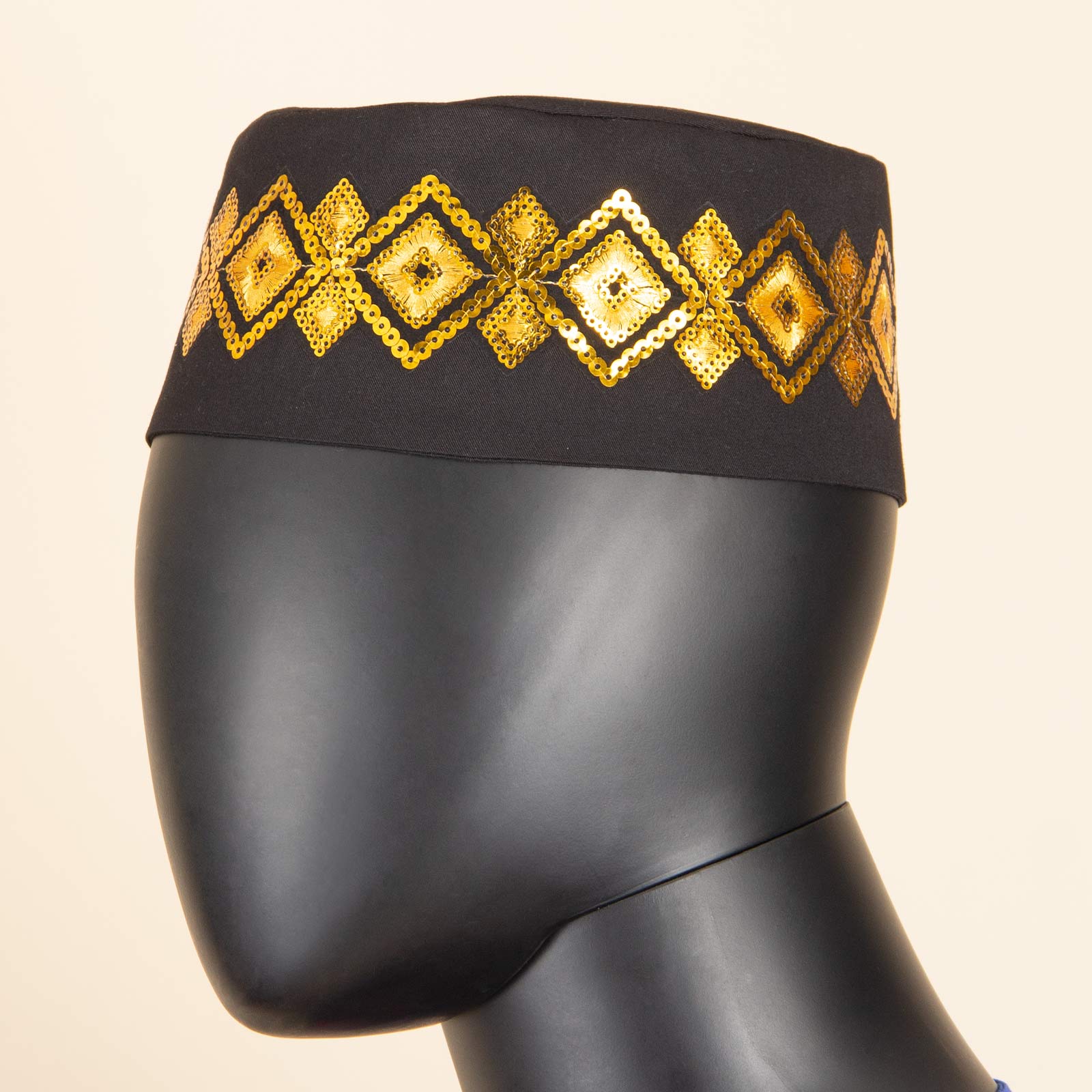 Hommes Handwear Appliques casquettes musulmanes africaines Musulman Ramadan arabie Moslim Tulband Wrap casquette de prière musulmane 2446033
