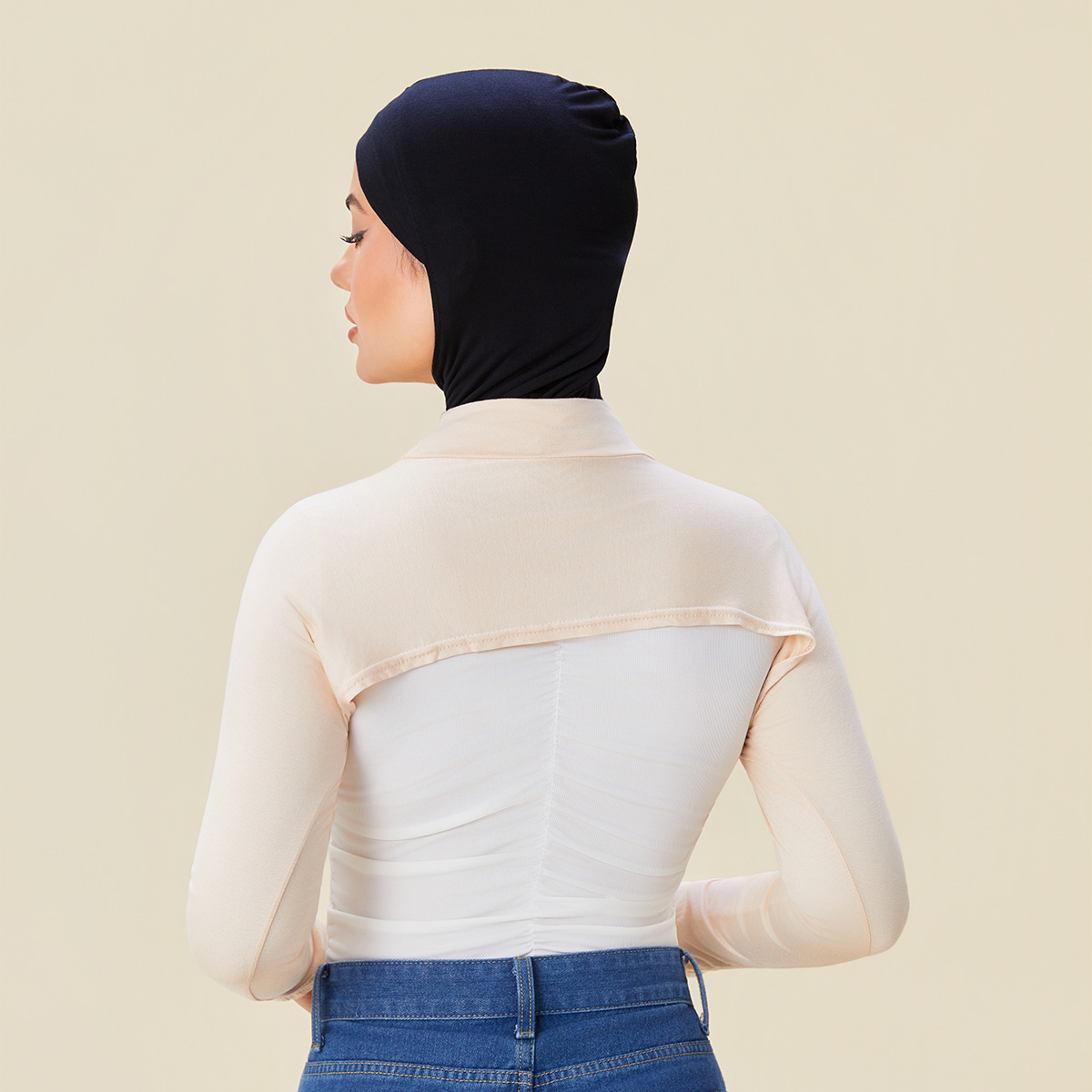 Manchons musulmans en Modal doux, couverture de bras élastique islamique, manches d'épaule pour femme, Protection solaire, manches longues, couleur unie, taille libre