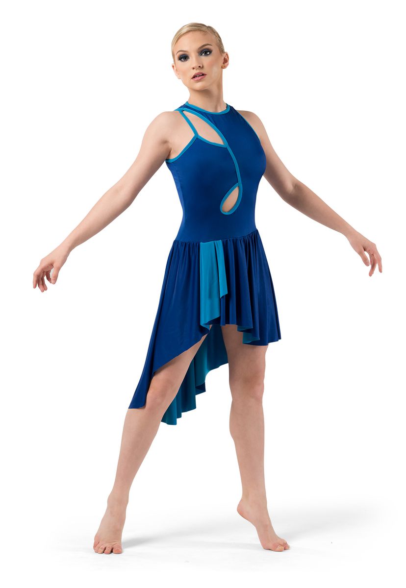 Robe lyrique pour filles et femmes, robe de spectacle de danse contemporaine, robe de Ballet moderne, Costume de danse de récital
