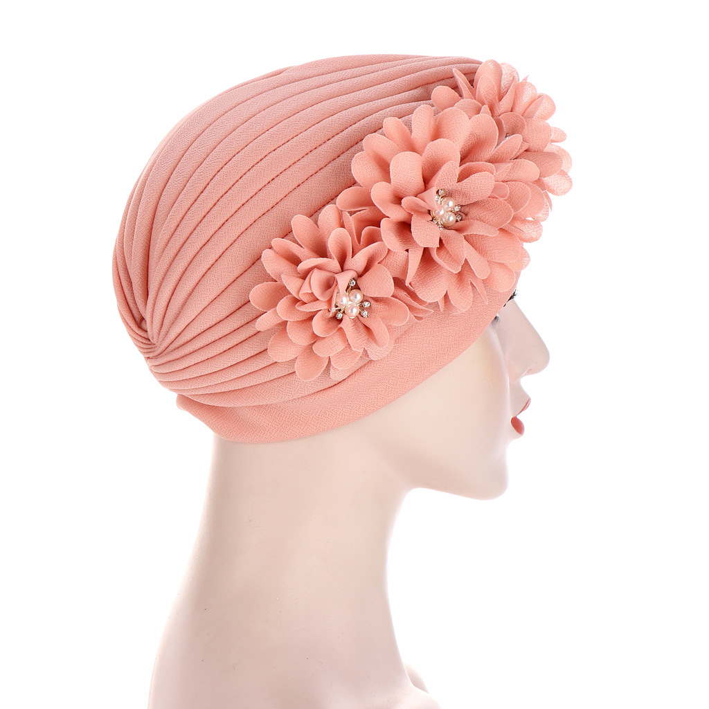 2020 coton solide plis perle musulman turban écharpe femmes islamique intérieur hijab casquettes arabe enveloppement tête femme musulman turbante mujer