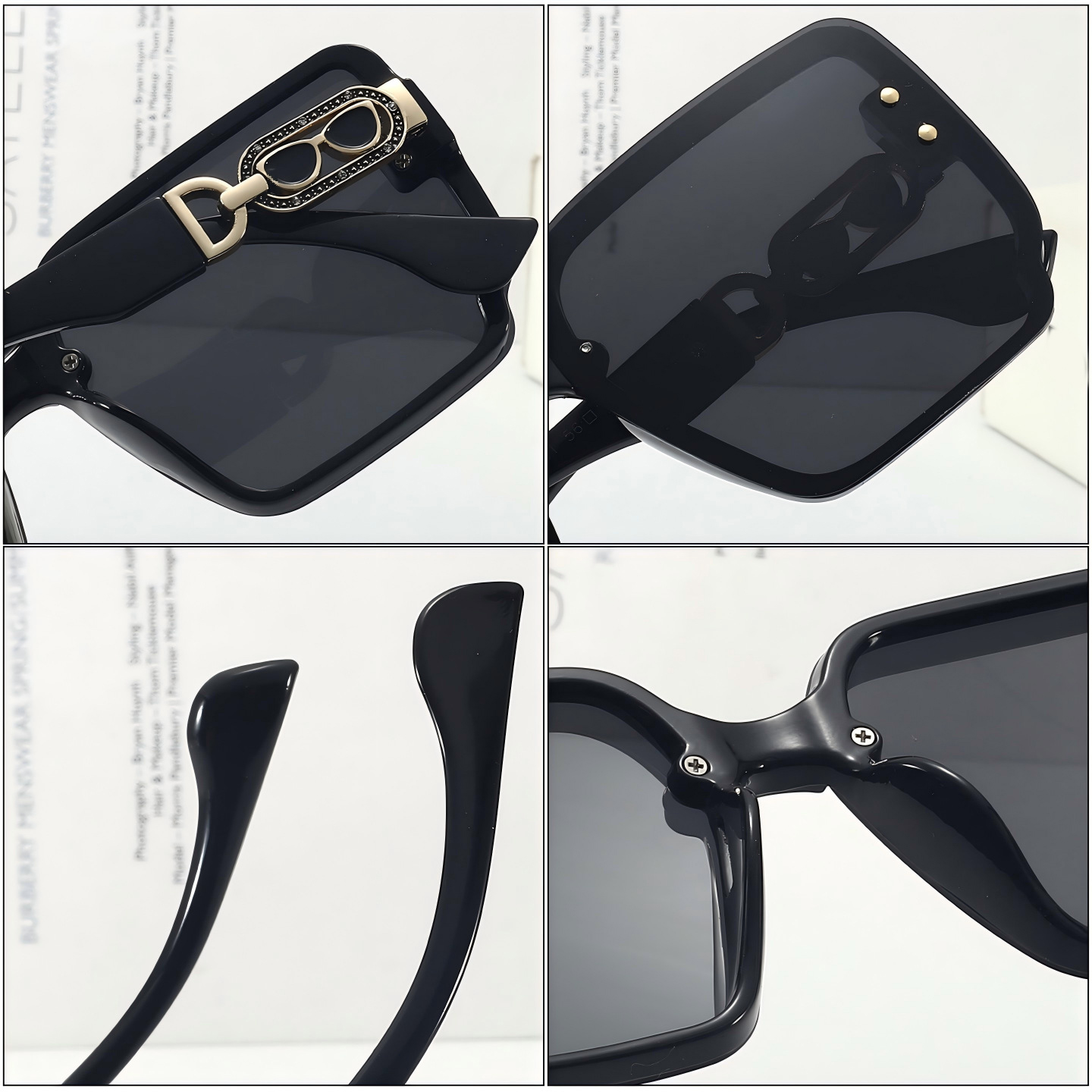 Lunettes de soleil carrées UV400 pour femmes et hommes, lunettes de soleil de marque, lunettes de soleil rétro unisexes