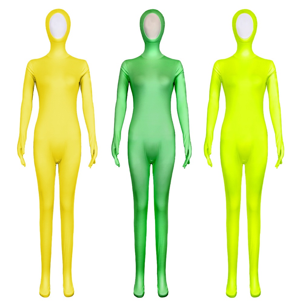 Zentai-Costume complet imbibé de spandex pour adultes, combinaison de batterie, costume de cosplay, visage ouvert, seconde peau, serré, femmes, hommes