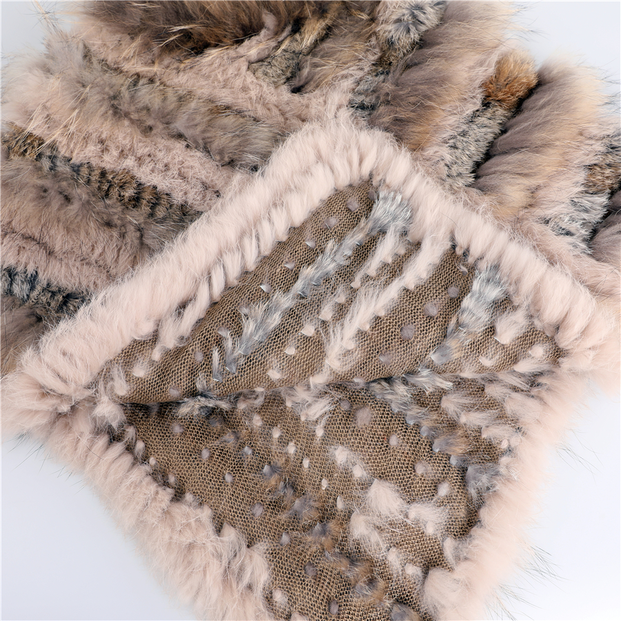 Poncho de luxe en fourrure de raton laveur véritable pour femme, pull en fourrure de lapin, cape avec fourrure naturelle, châle doux et moelleux, automne et hiver