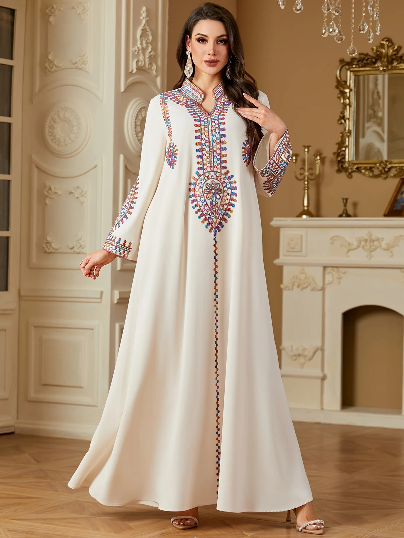 Abayas pour femmes dubaï Robe de mode musulmane africaine Caftan Marocain robes de soirée Boubou Robe Djellaba Femme 2025