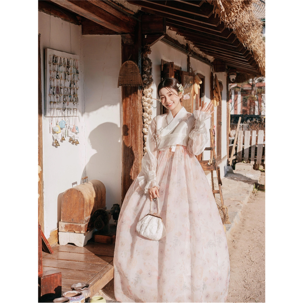 Vêtements traditionnels coréens Hanbok pour femmes, Costume National de palais moderne amélioré, haut et robe pour jeu de rôle d'halloween