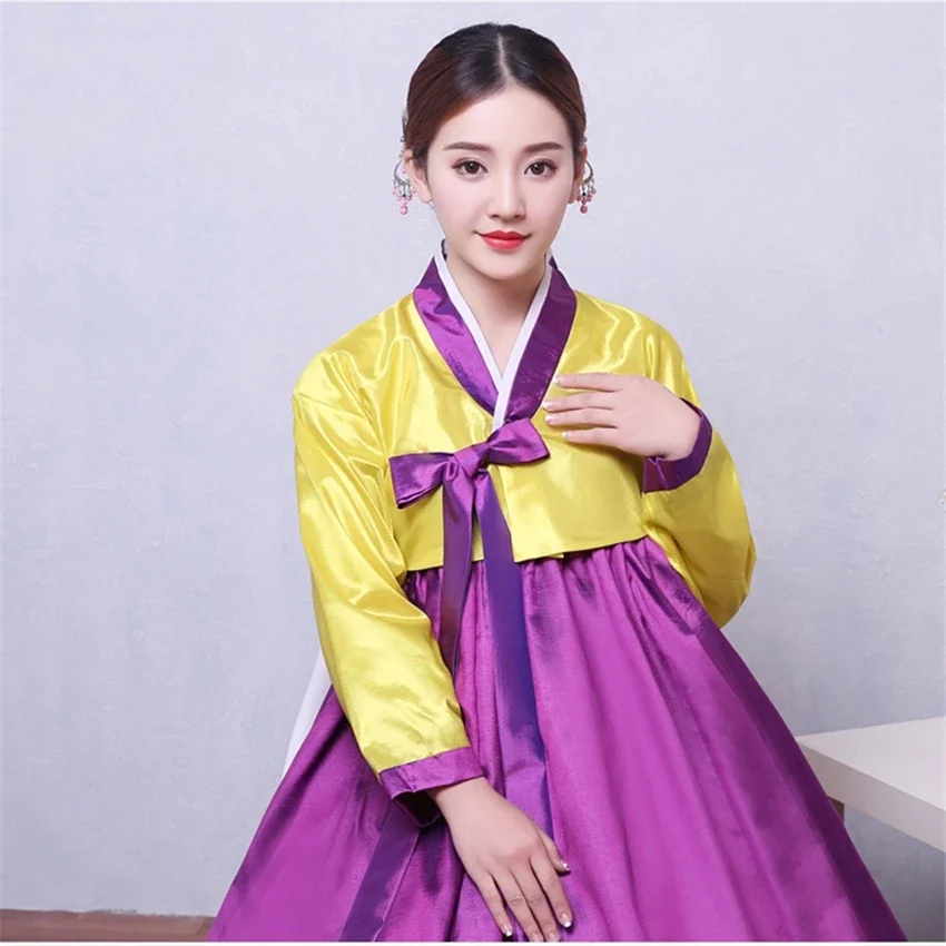 Robe Hanbok pour femmes, mode coréenne, Costumes anciens, fête traditionnelle, palais asiatique, vêtements de spectacle Cosplay, 12 couleurs disponibles