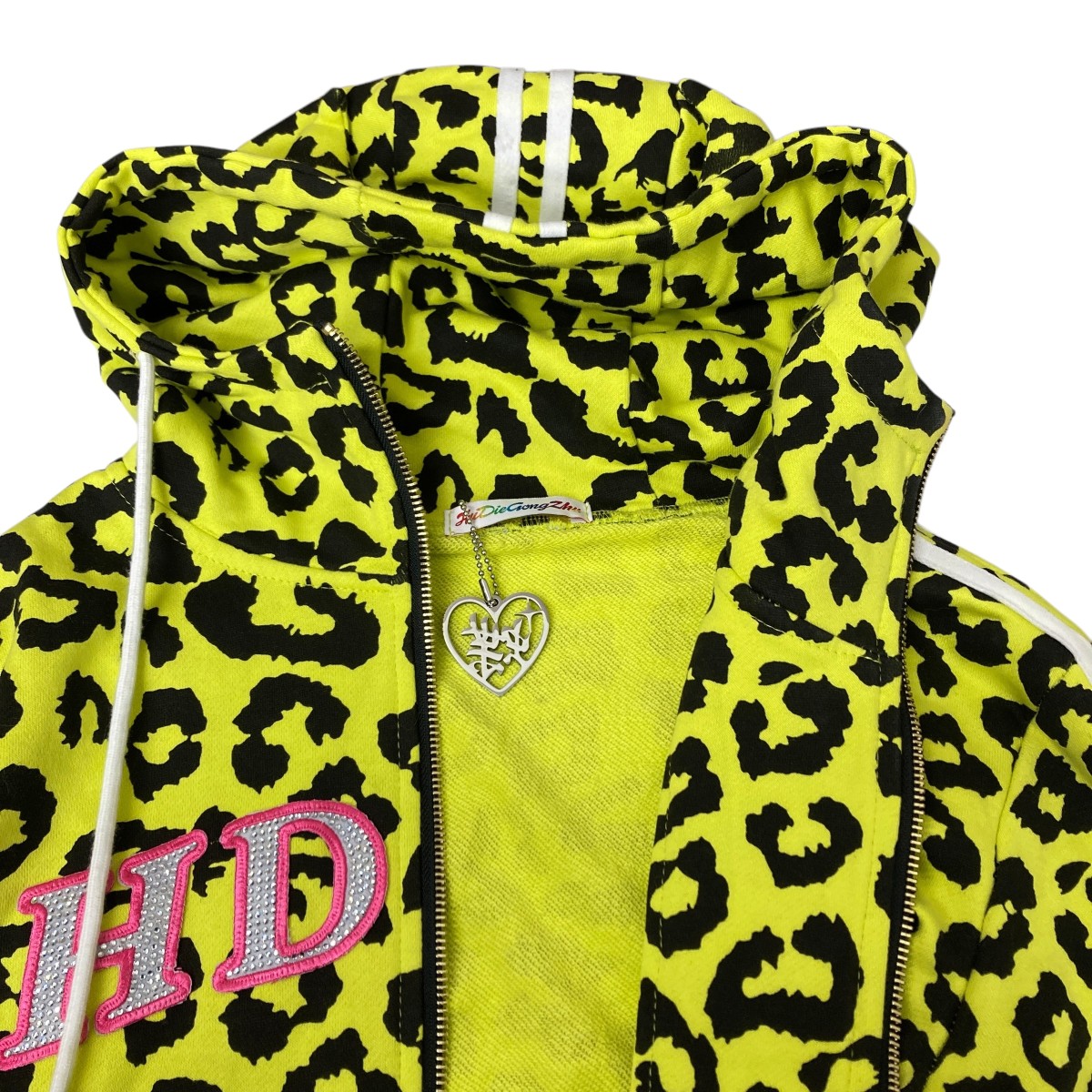 Harajuku imprimé léopard sweat à capuche zippé vêtements d'extérieur décontractés femmes sweat vêtements de plein air femme sweats nouveau Style vêtements