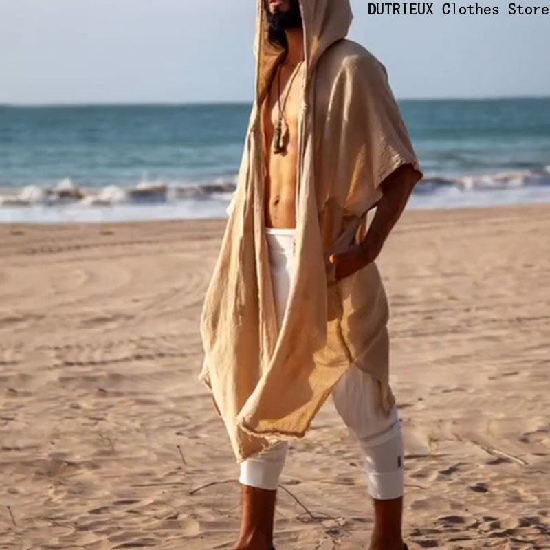 Cardigans de toutes formes pour hommes, amples et décontractés, vêtements de Protection solaire de plage, Style bohème, châles imprimés de vacances, nouvelle collection